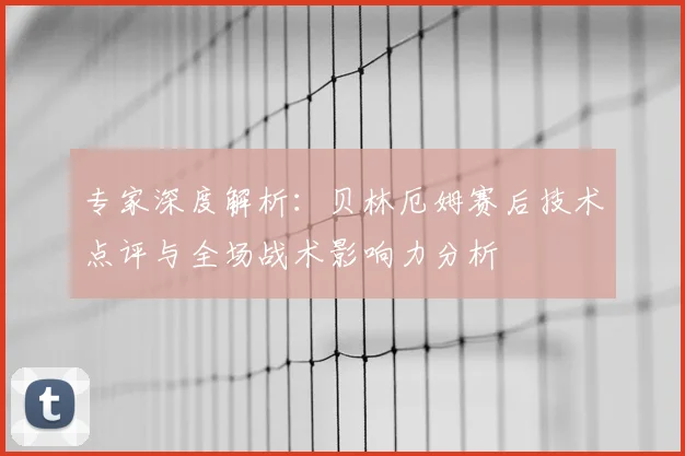专家深度解析:贝林厄姆赛后技术点评与全场战术影响力分析
